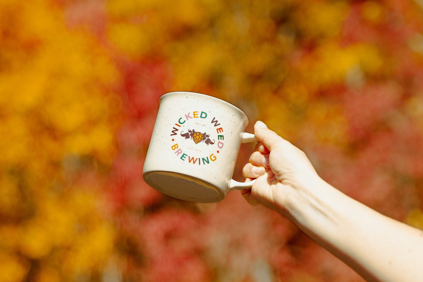 Campy Speckled Coffee Mug