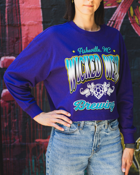 '47 Brand Fem Purple Long Sleeve Tee