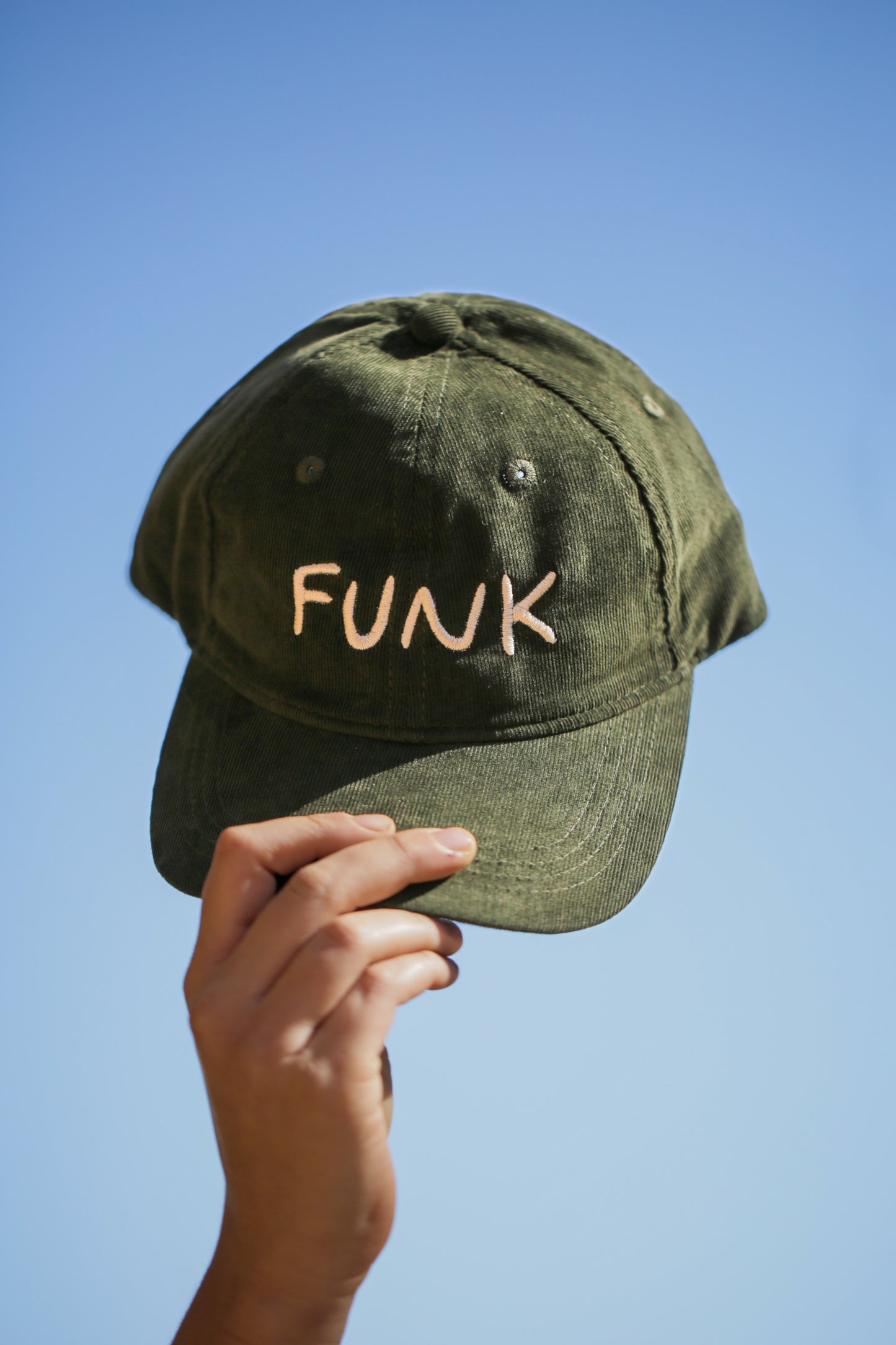 Green Funk Corduroy Hat