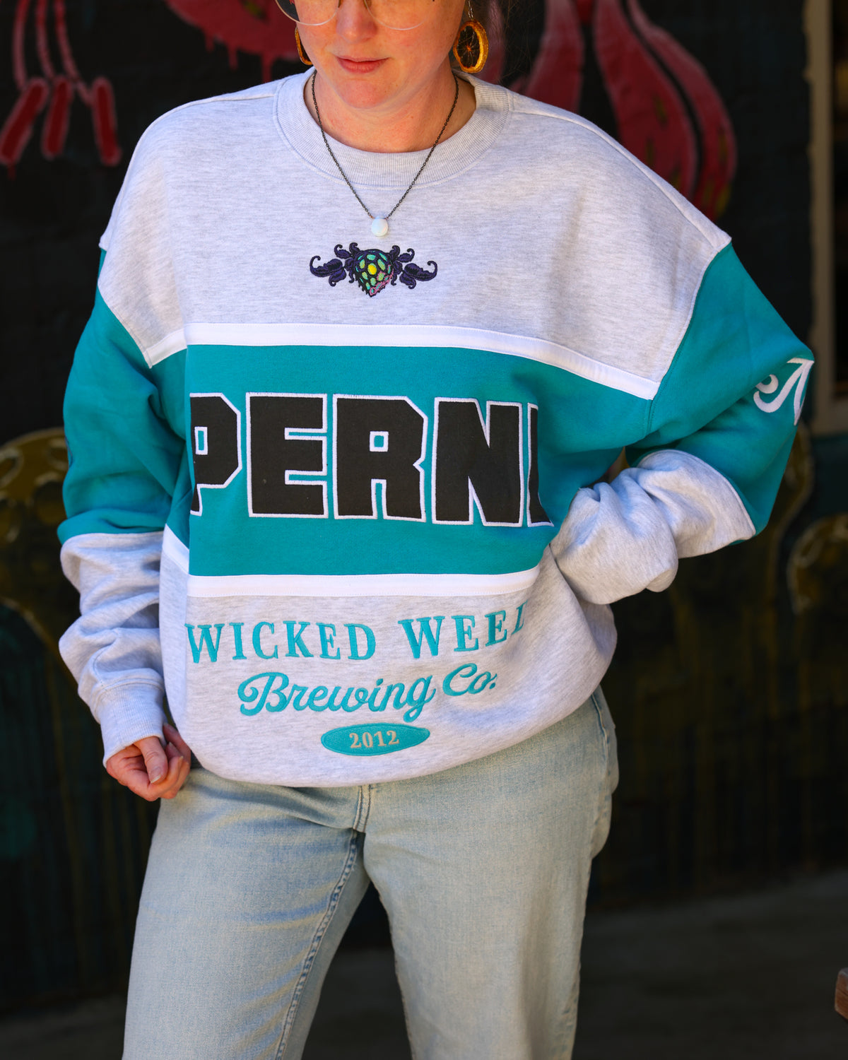 '47 Oceanic Teal Crewneck