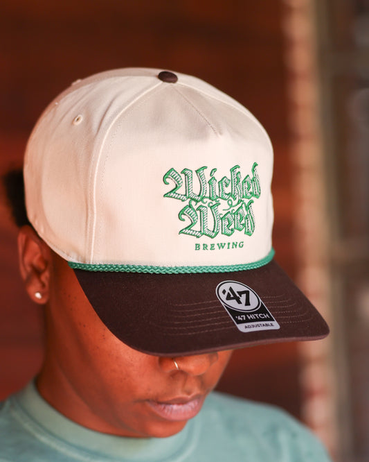 Vintage Green Rope Hat
