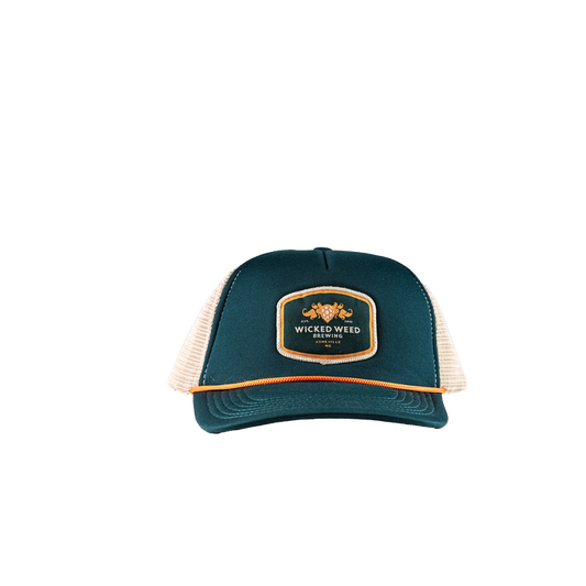 Teal/ Orange Trucker Hat