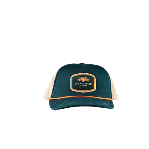 Teal/ Orange Trucker Hat